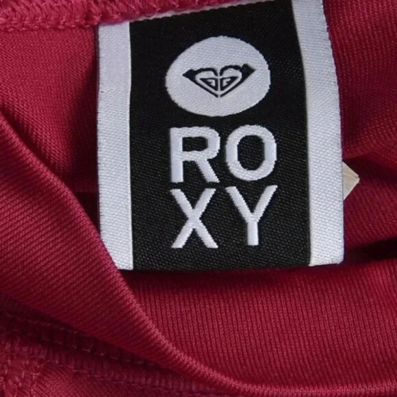 Roxy Whole Hearted Long Sleeve Rash Guard Pink  Junior Size 10 - Picture 9 of 10